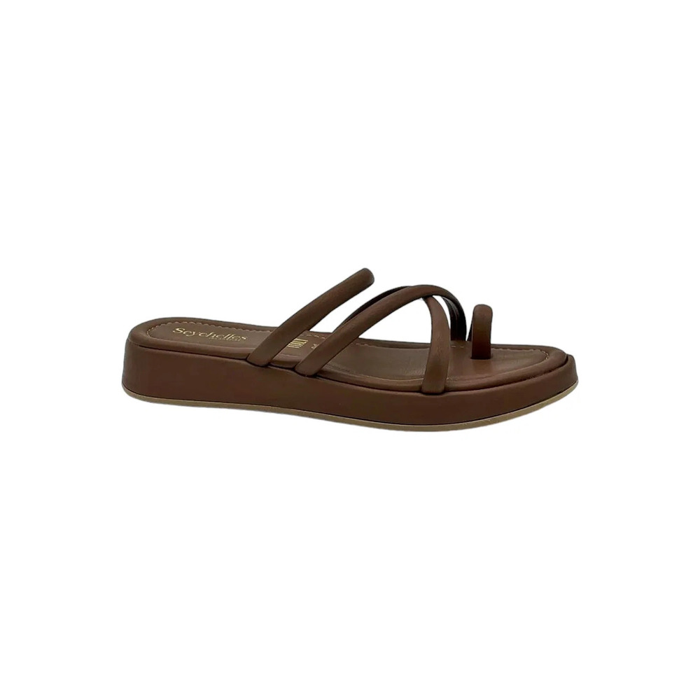 Seychelles Flat Sandals Rule The World Tan - Medium